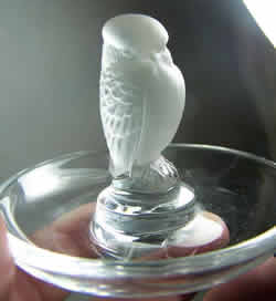 Rapace Lalique France Crystal Modern Ashtray