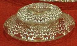 Saint Gaul Lalique France Crystal Candlestick