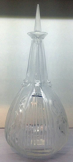 Sirenes Et Grenouilles Lalique France Crystal Modern Decanter