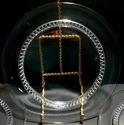 Vouvray Lalique France Crystal Modern Plate