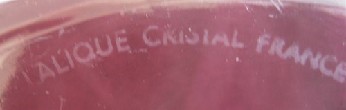 Lalique Cristal France Modern Signature Example No. 1