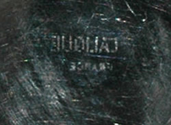 Lalique France Block Capital Letters Stenciled Signature Example No. 3