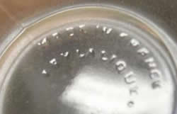 Made In France By Lalique  Modern Crystal Signature Example Found On Worth Dans La Nuit Stars Perfume Bottle