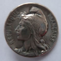 Fake Rene Lalique Medal Republique Francais