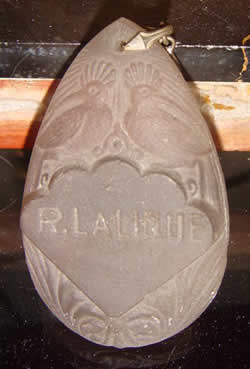 Fake Rene Lalique Pendant With Birds And A Fake R. Lalique Signature