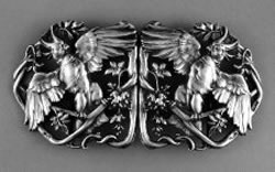 Louis Armand Rault Silver Waist Clasp With Rault Signature