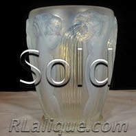 R Lalique Vase Danaides