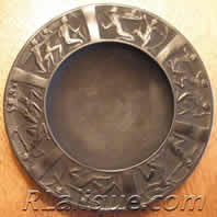 R Lalique Ashtray Archers