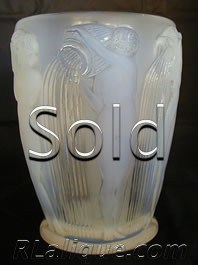 R Lalique Vases Danaides