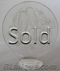 R Lalique Seals - Cachets Deux Perruches Et Fleurs