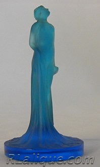 R Lalique Seal - Cachet Drapee Statuette