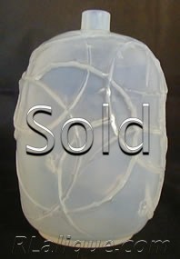 R Lalique Vase Eglantines