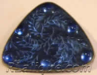 R Lalique Brooch Feuilles