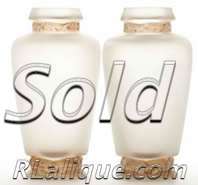 R Lalique Vase Frise Aigles