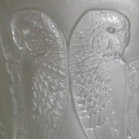 R Lalique Vase Inseparables