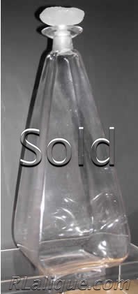 R Lalique Decanter Pyramidale