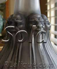 R Lalique Carafe - Decanter Six Tetes