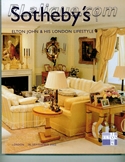 Decorative Arts - Art Nouveau - Art Deco Auction Catalogue - Book - Magazine For Sale: Elton John & His London Lifestyle, Sotheby's, London, September 30, 2003: A Post War Auction Catalog - Book - Magazine Decorative Arts - Art Nouveau - Art Deco Auction Catalogue - Book - Magazine For Sale: Elton John & His London Lifestyle, Sotheby's, London, September 30, 2003: A Post War Auction Catalog - Book - Magazine