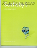 Decorative Arts - Art Nouveau - Art Deco Auction Catalogue - Book - Magazine For Sale: Arcade Jewelry, Sothebys, New York, April 20, 2004: A Post War Auction Catalog - Book - Magazine Decorative Arts - Art Nouveau - Art Deco Auction Catalogue - Book - Magazine For Sale: Arcade Jewelry, Sothebys, New York, April 20, 2004: A Post War Auction Catalog - Book - Magazine