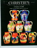 Decorative Arts - Art Nouveau - Art Deco Auction Catalogue - Book - Magazine For Sale: Christie's South Kensington Clarice Cliff Friday 13 November 1998 at 10:30 a.m.: A Post War Auction Catalog - Book - Magazine Decorative Arts - Art Nouveau - Art Deco Auction Catalogue - Book - Magazine For Sale: Christie's South Kensington Clarice Cliff Friday 13 November 1998 at 10:30 a.m.: A Post War Auction Catalog - Book - Magazine