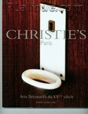 Decorative Arts - Art Nouveau - Art Deco Auction Catalogue - Book - Magazine For Sale: Christie's Paris Arts Decoratifs du XXeme siecle Mardi 20 Mai 2003: A Post War Auction Catalog - Book - Magazine Decorative Arts - Art Nouveau - Art Deco Auction Catalogue - Book - Magazine For Sale: Christie's Paris Arts Decoratifs du XXeme siecle Mardi 20 Mai 2003: A Post War Auction Catalog - Book - Magazine