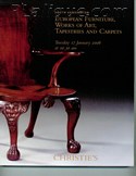 Decorative Arts - Art Nouveau - Art Deco Auction Catalogue - Book - Magazine For Sale: South Kensington European Furniture, Works of Art, Tapestries and Carpets Tuesday 17 January 2006 at 10.30 am Christie's: A Post War Auction Catalog - Book - Magazine Decorative Arts - Art Nouveau - Art Deco Auction Catalogue - Book - Magazine For Sale: South Kensington European Furniture, Works of Art, Tapestries and Carpets Tuesday 17 January 2006 at 10.30 am Christie's: A Post War Auction Catalog - Book - Magazine