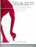 Decorative Arts - Art Nouveau - Art Deco Auction Catalogue - Book - Magazine For Sale: Paris Collection Anna Et Alessandro Pron, Design Italien Mardi 27 mai 2008 Christie's: A Post War Auction Catalog - Book - Magazine Decorative Arts - Art Nouveau - Art Deco Auction Catalogue - Book - Magazine For Sale: Paris Collection Anna Et Alessandro Pron, Design Italien Mardi 27 mai 2008 Christie's: A Post War Auction Catalog - Book - Magazine