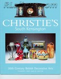 Decorative Arts - Art Nouveau - Art Deco Auction Catalogue - Book - Magazine For Sale: Christie's South Kensington 20th Century British Decorative Arts Thursday 4 May 2000 At 2.00 P.M.: A Post War Auction Catalog - Book - Magazine Decorative Arts - Art Nouveau - Art Deco Auction Catalogue - Book - Magazine For Sale: Christie's South Kensington 20th Century British Decorative Arts Thursday 4 May 2000 At 2.00 P.M.: A Post War Auction Catalog - Book - Magazine