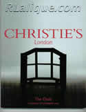 Decorative Arts - Art Nouveau - Art Deco Auction Catalogue - Book - Magazine For Sale: Christie's London The Chair Thursday 9 November 2000: A Post War Auction Catalog - Book - Magazine Decorative Arts - Art Nouveau - Art Deco Auction Catalogue - Book - Magazine For Sale: Christie's London The Chair Thursday 9 November 2000: A Post War Auction Catalog - Book - Magazine