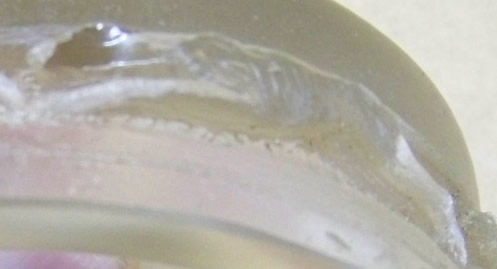 Rene Lalique Cire Perdue Close Up of Damage