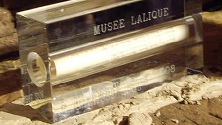 Lalique Museum Cornerstone
