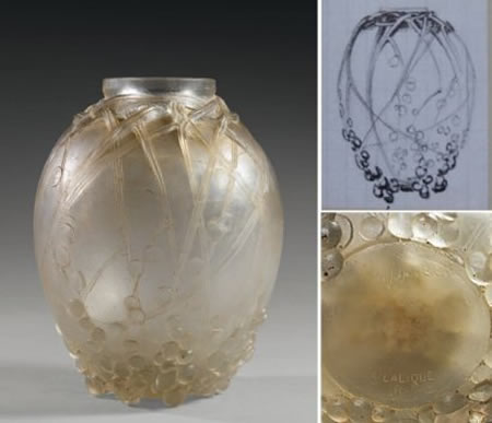 Rene Lalique Cire Perdue Vase Rene Lalique Vase Cire Perdue