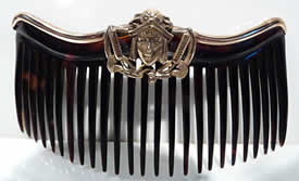 Rene Lalique Fake Jewelry Hair Comb Rene Lalique Fake Jewelry Hair Comb