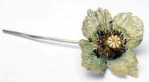 Rene Lalique Hat Pin Circa 1897 from the Musee D'Orsay