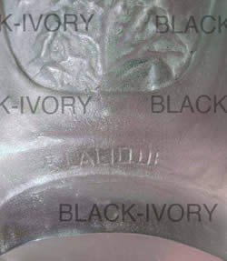 Fake Rene Lalique Cire Perdue Vase Signature