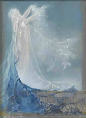 Rene Lalique Painting Noel