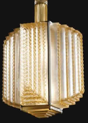 Rene Lalique Chandlier Normandie