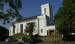 St. Matthews Church Exterior - The Rene Lalique Glass Church St. Matthew's of Millbrook Jersey Rene Lalique Glass Church