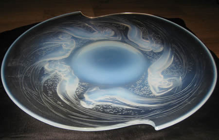 Rene Lalique Ondines Plate With Significant Modifications Rene Lalique Ondines Plate With Significant Modifications