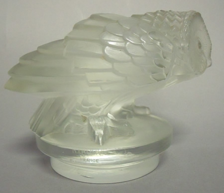 Rene Lalique Hibou Owl Car Mascot Rene Lalique Hibou Owl Car Mascot
