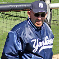 Yogi Berra In New York Yankees Uniform