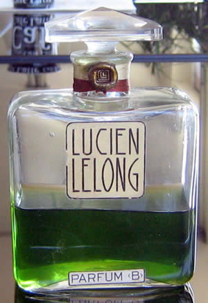 Lucien LeLong Parfum B Perfume Bottle 1926 Lucien LeLong Parfum B Perfume Bottle 1926