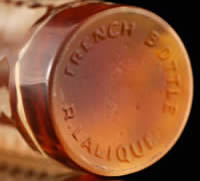 Tzigane Perfume Bottle For Corday Molded R. Lalique Signature On The Underside Tzigane Perfume Bottle For Corday Molded R. Lalique Signature On The Underside